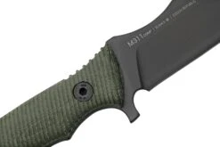 ANV Knives M311, M311-064 Spelter NC Elmax, Black Micarta Handle, Black Kydex Sheath, Feststehendes Messer -Survival Knife Shop ANVM311 064 05 anv