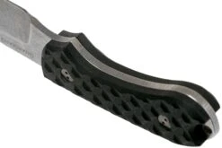 Bradford Guardian 3, Schwarzer G10 Guardian 3 M390, False Edge, Sabre Stonewashed 3FE-001-M390 -Survival Knife Shop BDK 3FE 001 M390 04 bradford knives