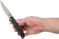 Bestech Ascot Black G10 & Carbonfiber BG19A Taschenmesser -Survival Knife Shop BHBG19A 08 bestech
