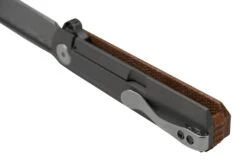 Böker Plus Cataclyst 42 Flipjoint Damascus 01BO479DAM Brown Micarta Taschenmesser -Survival Knife Shop BO01BO479DAM 04 boker