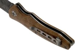 Böker Tirpitz Damast Wood 42 Limited Edition 110197DAM Taschenmesser -Survival Knife Shop BO110197DAM 06 boker