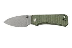 Civivi Baby Banter C19068SB-1 Green Micarta, Grey Stonewashed Taschenmesser, Ben Petersen Design