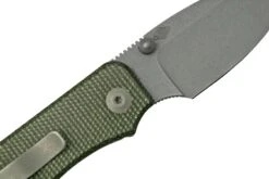 Civivi Baby Banter C19068SB-1 Green Micarta, Grey Stonewashed Taschenmesser, Ben Petersen Design -Survival Knife Shop CIC19068SB 1 05 civivi