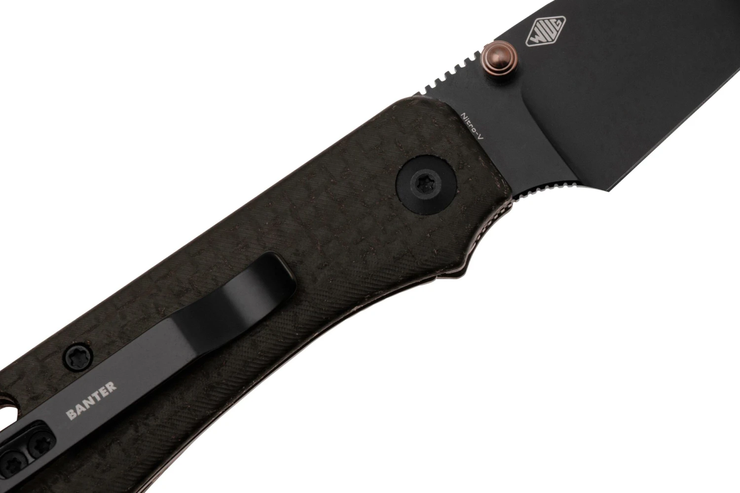 Civivi Baby Banter Wharncliffe C19068SC-1, Nitro-V, Black Burlap Micarta, Taschenmesser, Ben Petersen Design 7 Civivi Baby Banter Wharncliffe C19068SC-1, Nitro-V, Black Burlap Micarta, Taschenmesser, Ben Petersen Design – Bild 5