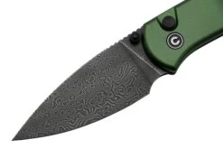 Civivi Qubit C22030E-DS1 Damascus Green Aluminium, Taschenmesser -Survival Knife Shop CIC22030E DS1 03 civivi