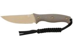 CIVIVI Stormridge C23041-2 Desert Tan Stonewashed Nitro-V, Tan G10, Feststehendes Messer