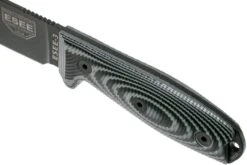 ESEE Model 3 Schwarze Klinge 3D Schwarz Graues G10 Survivalmesser 3PMB-002 Schwarze Scheide + Gürtelclip -Survival Knife Shop EE 3PMB 002 05 esee knives