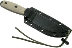 ESEE Model 4 Schwarze Klinge 3D Grünes Canvas Micarta Survivalmesser 4PB-017 Schwarze Scheide + Gürtelclip -Survival Knife Shop EE 4PB 017 06 esee knives