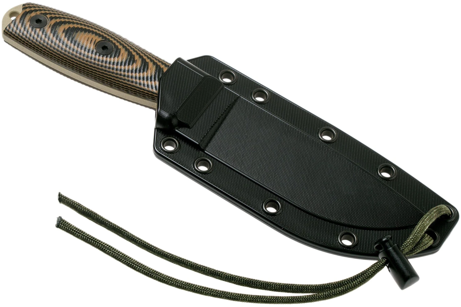 ESEE Model 4 Desert Tan Klinge 3D Kojoten-Schwarzes G10 Survivalmesser 4PDT-005 Schwarze Scheide + Gürtelclip 8 ESEE Model 4 Desert Tan Klinge 3D Kojoten-Schwarzes G10 Survivalmesser 4PDT-005 Schwarze Scheide + Gürtelclip – Bild 6