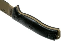 ESEE Model 6 Dark Earth Klinge 3D, Schwarzes G10 Survivalmesser 6PDE-001 Schwarze Scheide + Klemmplatte -Survival Knife Shop EE 6PDE 001 04 esee knives