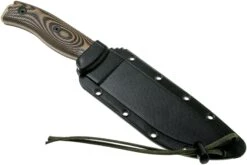 ESEE Model 6 Desert Tan Klinge 3D Kojoten-Schwarzes G10 Survivalmesser 6PDT-005 Schwarze Scheide + Klemmplatte -Survival Knife Shop EE 6PDT 005 06 esee knives