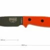ESEE Model 3 OD Klinge, Orangefarbener Griff 3P-KO-OD Survivalmesser Ohne Scheide -Survival Knife Shop EE ESEE 3P KO OD 01 esee knives model 3 oranje ee esee 3p ko od d1