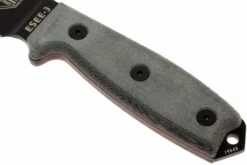 ESEE Model 3 Schwarze Klinge, Grauer Handgriff 3P-MB-B Mit Scheide + Clip Und MOLLE-back -Survival Knife Shop EE ESEE 3P MB B 03 esee knives model 3 ee esee 3p mb b d3