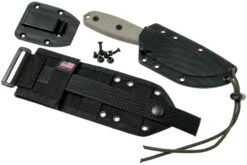 ESEE Model 3 Dark Earth Klinge, Grauer Handgriff 3P-MB-DE Mit Messerscheide + Clip Und MOLLE-back -Survival Knife Shop EE ESEE 3P MB DE 07 esee knives