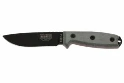 ESEE Model 4 Schwarze Klinge, Grauer Handgriff 4P-KO Survivalmesser Ohne Scheide