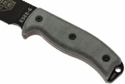 ESEE Model 6 Schwarze Klinge, Grauer Handgriff 6P-KO Survivalmesser Ohne Scheide -Survival Knife Shop EE ESEE 6P KO 03 esee knives model 6 ee esee 6p ko d3