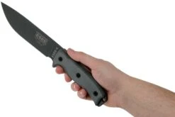 ESEE Model 6 Tactical Gunsmoke, Grauer Handgriff 6P-TG Mit Schwarzer Scheide + Gürtelclip -Survival Knife Shop EE ESEE 6P TG 06 esee knives