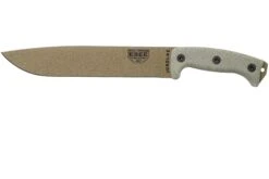 ESEE Junglas Dark Earth, JUNGLAS-DE Survivalmesser Kydex Scheide + MOLLE-back