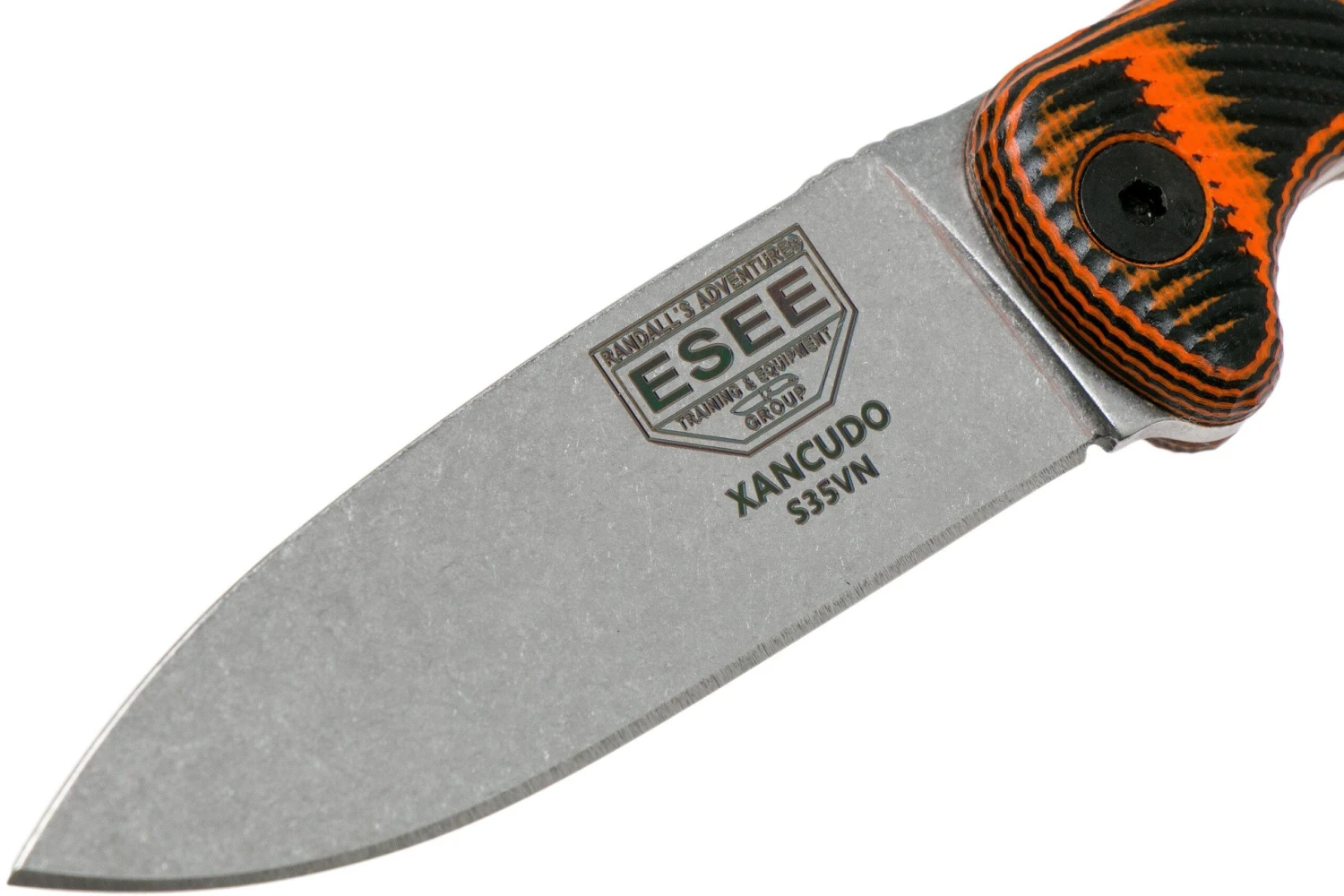 ESEE Xancudo S35VN Schwarz-Orange G10 Ohne Loch XAN2-006 Feststehendes Messer 5 ESEE Xancudo S35VN Schwarz-Orange G10 Ohne Loch XAN2-006 Feststehendes Messer – Bild 3
