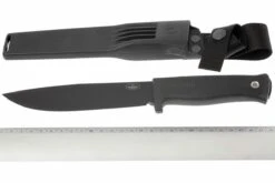 Fällkniven A1 Überlebensmesser, Schwarzer Ausführung, Zytelscheide -Survival Knife Shop FKA1BLK 06 fallkniven a1 black fka1blk d6