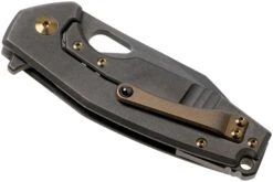 Fox Yaru FX-527TIPVD Stonewashed Black PVD Titanium Taschenmesser, Jesper Voxnaes Design -Survival Knife Shop FOFX 527TIPVD 04 fox knives