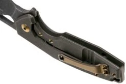 Fox Yaru FX-527TIPVD Stonewashed Black PVD Titanium Taschenmesser, Jesper Voxnaes Design -Survival Knife Shop FOFX 527TIPVD 05 fox knives