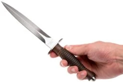 Fox Fairbairn Sykes FX-593 Walnuss-Griff, Hill Knives Design -Survival Knife Shop FOFX 593 05 fox knives fairbairn fofx 593 05