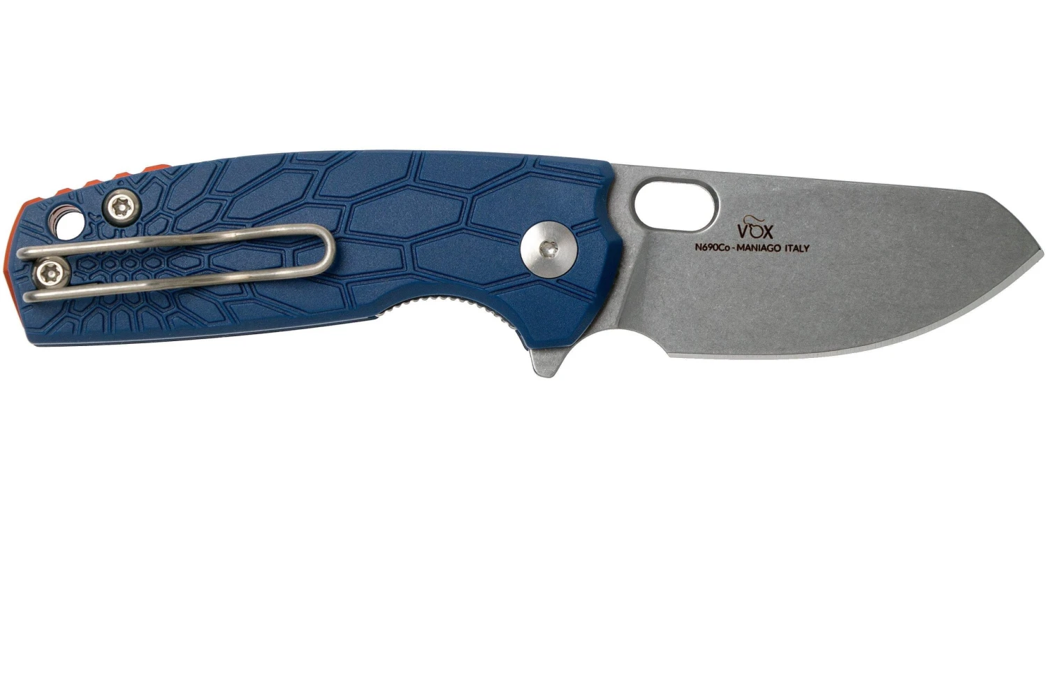 Fox Baby Core FX-608BL Blue Taschenmesser, Jesper Voxnaes Design 4 Fox Baby Core FX-608BL Blue Taschenmesser, Jesper Voxnaes Design – Bild 2