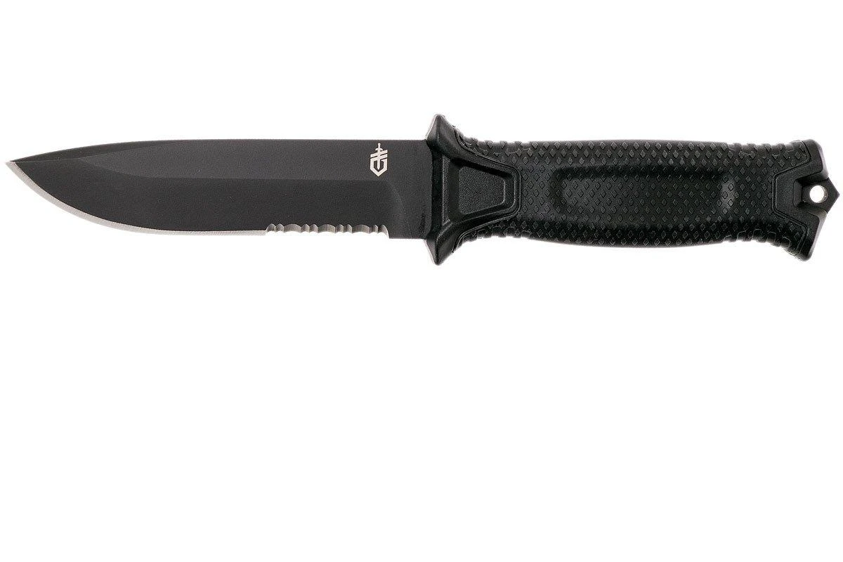 Gerber Strongarm Fixed Blade Black SE 30-001060N Teilweise Gezackte Klinge 3 Gerber Strongarm Fixed Blade Black SE 30-001060N Teilweise Gezackte Klinge