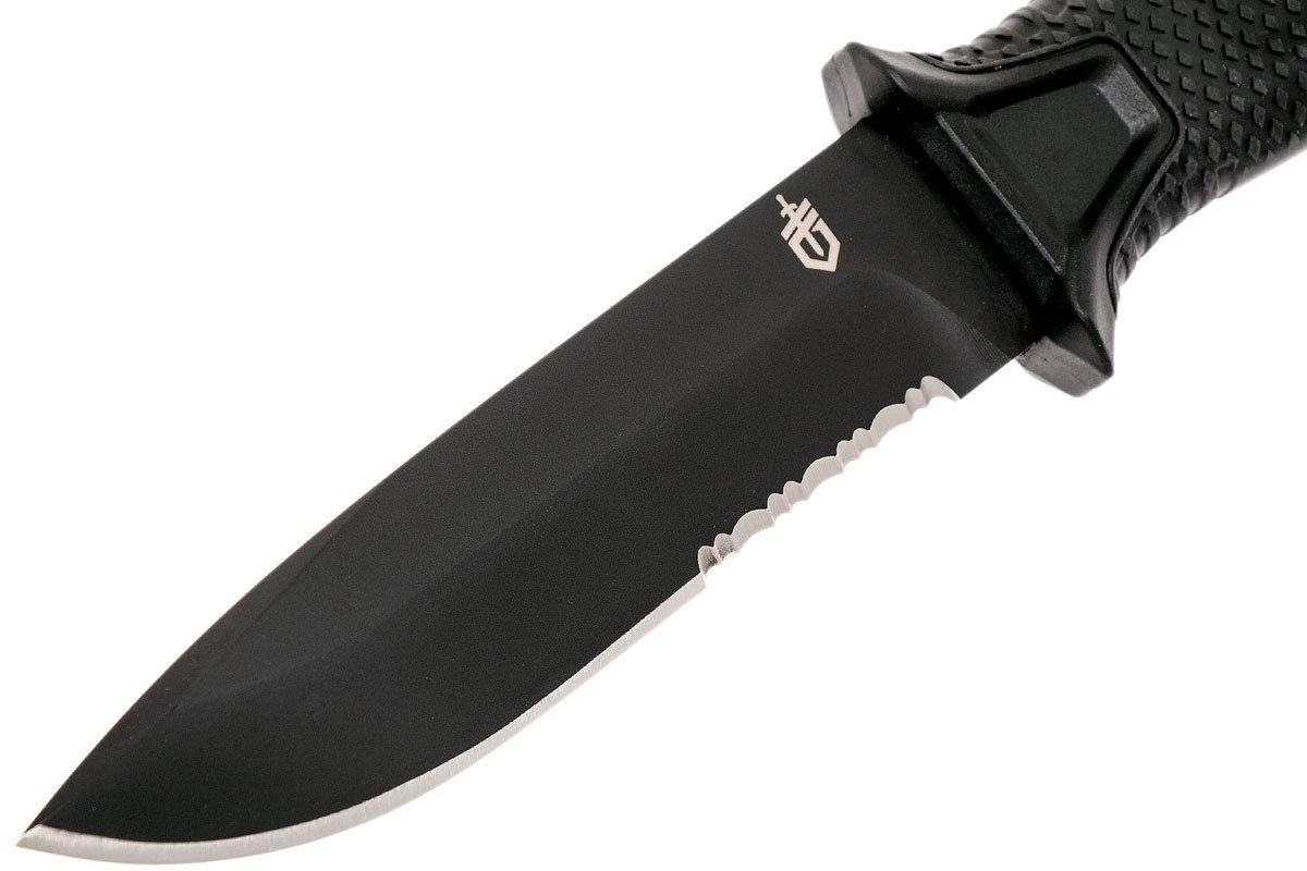 Gerber Strongarm Fixed Blade Black SE 30-001060N Teilweise Gezackte Klinge 5 Gerber Strongarm Fixed Blade Black SE 30-001060N Teilweise Gezackte Klinge – Bild 3