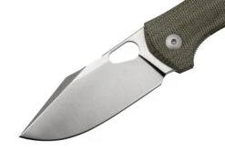GiantMouse ACE Atelier, Elmax, Green Canvas Micarta Taschenmesser -Survival Knife Shop GMATELIER GRN CANVAS 03 giantmouse