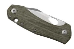 GiantMouse ACE Atelier, Elmax, Green Canvas Micarta Taschenmesser -Survival Knife Shop GMATELIER GRN CANVAS 06 giantmouse