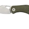 GiantMouse ACE Nibbler Green Canvas Micarta, 20CV Taschenmesser, Ansø Und Voxnaes Design -Survival Knife Shop GMNIBBLER GREEN C 01 giantmouse