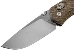 The James Brand The Carter, Od Green Micarta, Stainless Taschenmesser KN108127-00 -Survival Knife Shop JAKCT108127 03 the james brand