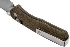 The James Brand The Carter, Od Green Micarta, Stainless Taschenmesser KN108127-00 -Survival Knife Shop JAKCT108127 05 the james brand