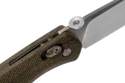 The James Brand The Carter, Od Green Micarta, Stainless Taschenmesser KN108127-00 -Survival Knife Shop JAKCT108127 06 the james brand