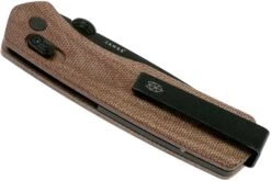 The James Brand The Carter, Tan Micarta, Black Taschenmesser KN108140-00 -Survival Knife Shop JAKCT108140 04 the james brand