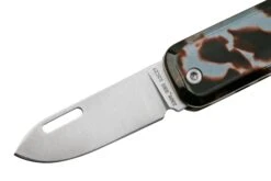 The James Brand The Elko KN117200-00 Blue Steel Tortoise Acetate, Stainless Steel, Taschenmesser -Survival Knife Shop JAKKN117200 00 03 jamesbrand