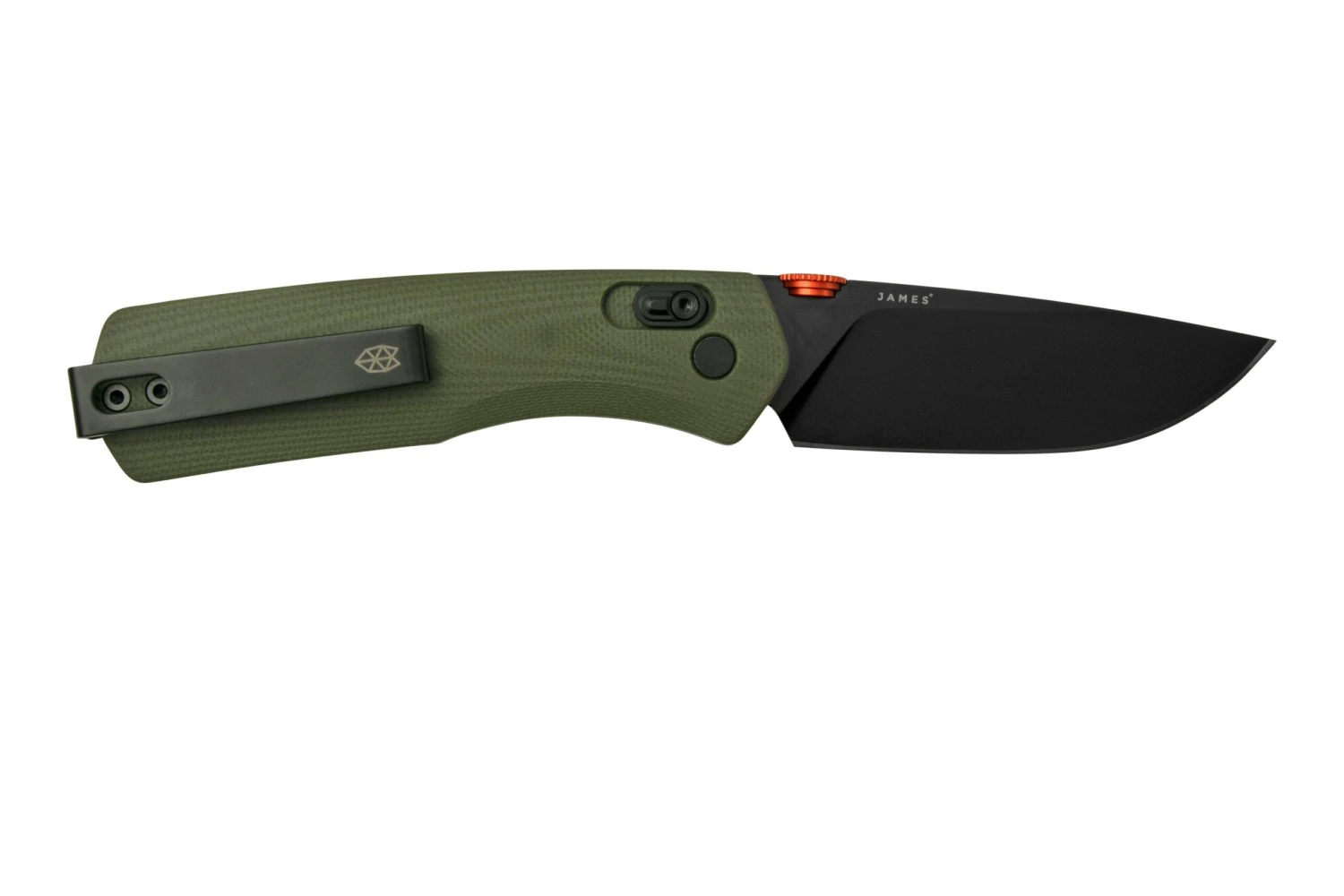 The James Brand The Carter OD Green G10 + Orange, Black Straight, JAKN108194-00 Taschenmesser 4 The James Brand The Carter OD Green G10 + Orange, Black Straight, JAKN108194-00 Taschenmesser – Bild 2