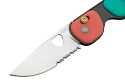 The James Brand The Redstone, Coral Turquoise + Satin, Serrated, Taschenmesser -Survival Knife Shop JAKN118161 01 03 jamesbrand