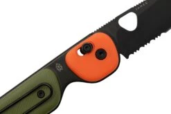 The James Brand The Redstone, OD Green + Orange PP, Black, Serrated, KN118197-01, Taschenmesser -Survival Knife Shop JAKN118197 01 05 jamesbrand