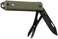 The James Brand Ellis Scissors, Black, OD Green, G10 Taschenmesser