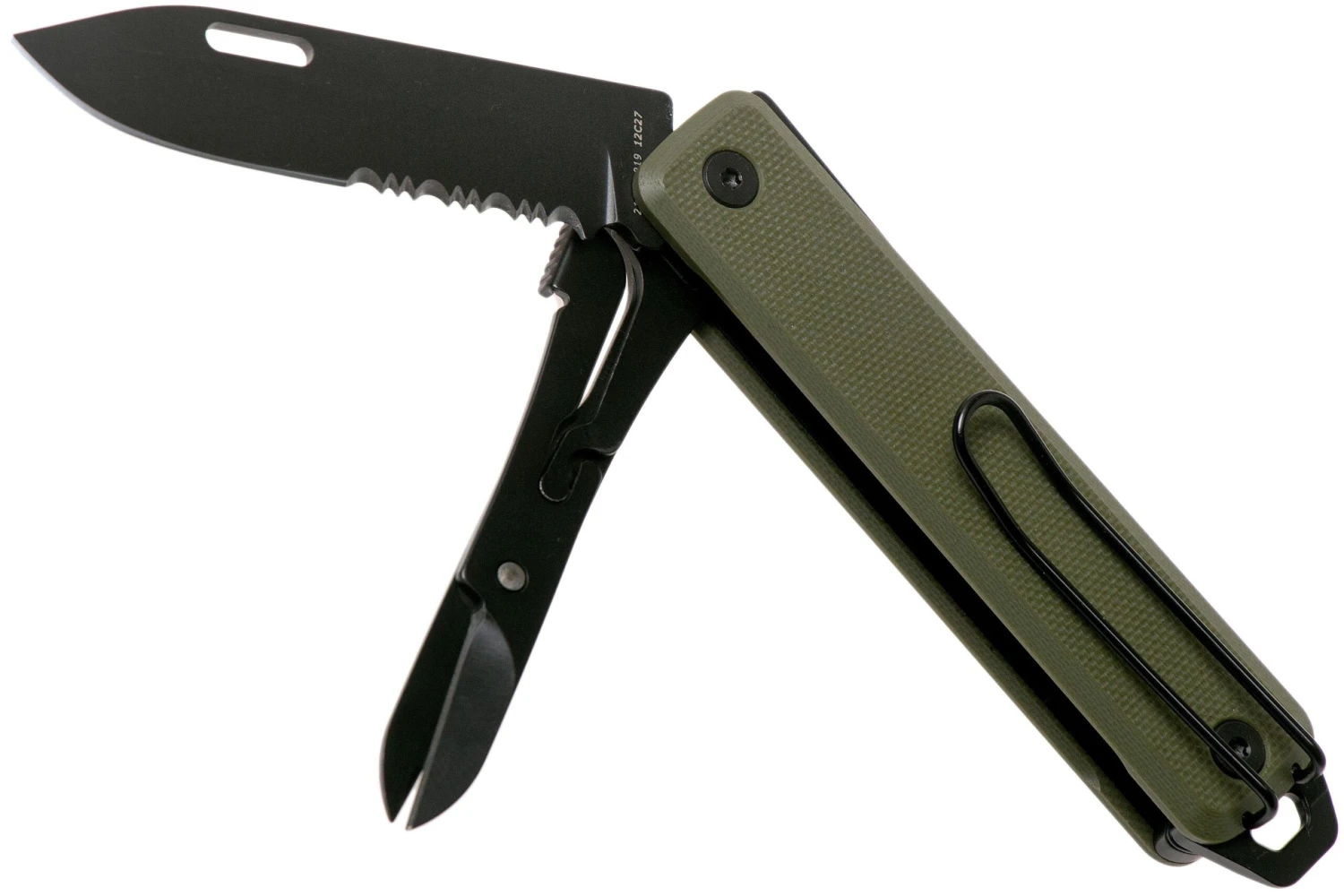 The James Brand Ellis Scissors, Black, OD Green, G10 Taschenmesser 4 The James Brand Ellis Scissors, Black, OD Green, G10 Taschenmesser – Bild 2