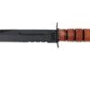 KA-BAR USMC 1218 Teilwellenschliff, Lederscheide
