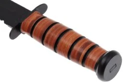KA-BAR USMC 1218 Teilwellenschliff, Lederscheide 12 KA-BAR USMC 1218 Teilwellenschliff, Lederscheide -Survival Knife Shop KA1218 03 ka bar ka1218 03