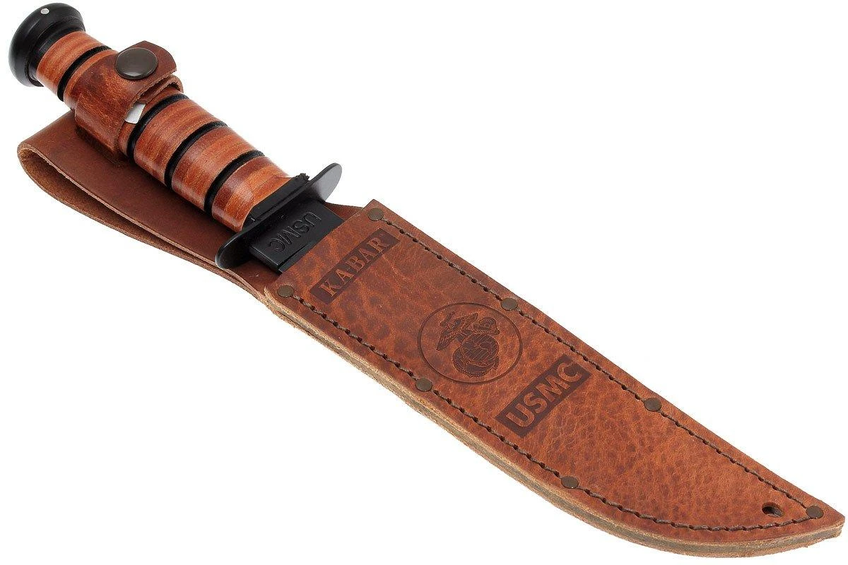 KA-BAR USMC 1218 Teilwellenschliff, Lederscheide 8 KA-BAR USMC 1218 Teilwellenschliff, Lederscheide – Bild 6