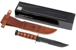KA-BAR USMC 1218 Teilwellenschliff, Lederscheide 17 KA-BAR USMC 1218 Teilwellenschliff, Lederscheide -Survival Knife Shop KA1218 08 ka bar ka1218 08