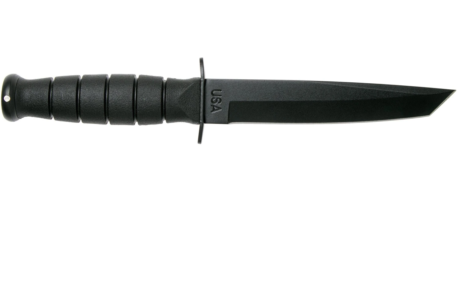 KA-BAR Short Tanto 1254, Feststehendes Messer, Lederscheide 4 KA-BAR Short Tanto 1254, Feststehendes Messer, Lederscheide – Bild 2