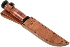KA-BAR Mark I USN 2225 Leather Feststehendes Messer -Survival Knife Shop KA2225 07 ka bar