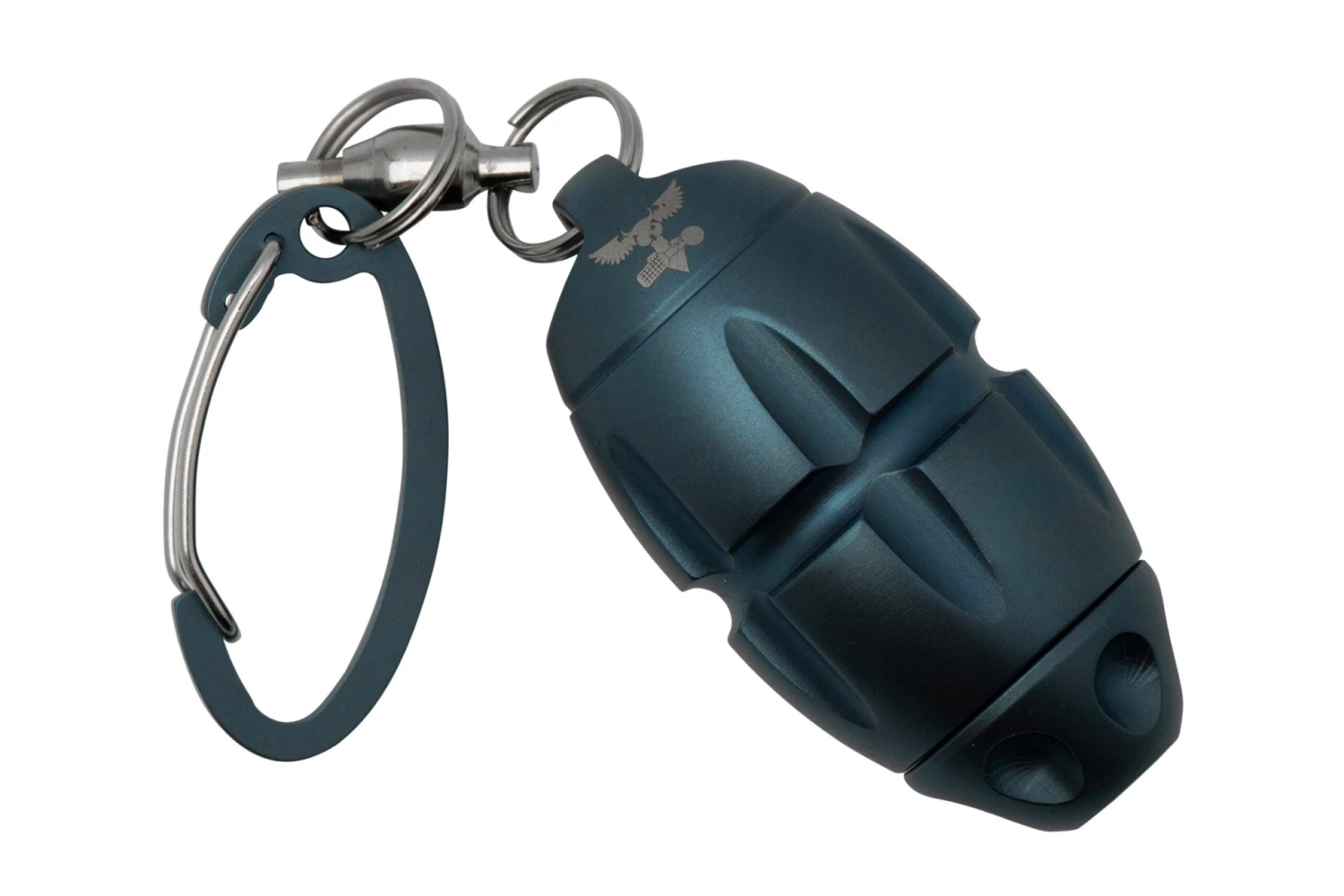 LionSteel Eggie Blue Titanium EG-BL Schlüsselanhänger Bitset Und Multitool 3 LionSteel Eggie Blue Titanium EG-BL Schlüsselanhänger Bitset Und Multitool